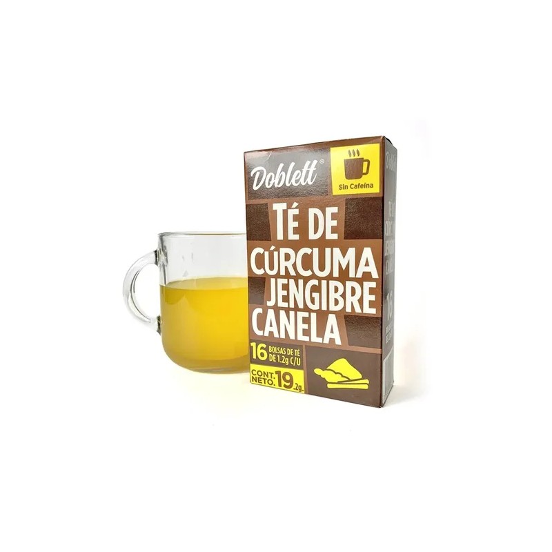 Té Doblett Cúrcuma Jengibre Canela 16 Sobres 19.2g