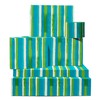CENTRAL 23 Green And Blue Striped Wrapping Paper - 6