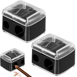 EYVRPAU Universal Makeup Sharpener Pencil Sharpener, Handy for On the Go Pack of 2