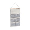 Zeller 14285 Hanging Storage Box Stripes 8 Compartments Cotton /