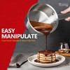 MICHELANGELO Saucepan Set 3 Sizes, Stainless Steel Sauce Pan with