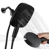 Botare Black Shower Head with Handheld Spray Combo 2 in