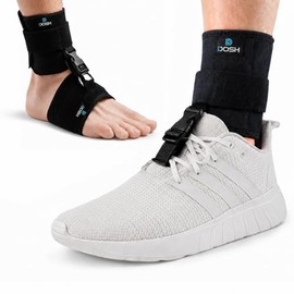 DOSH AFO - Soporte de pie para caminar, uso como soporte AFO izquierdo o derecho, soporte de ortesis de tobillo y pie para hombres y mujeres, soportes para pies caídos