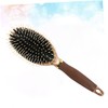 BIUDECO Hair Brush Handle Boar Bristle and Nylon Needle Anti-static