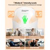 DEJUNPIOOL Hand Massager with Heat and Compression, Finger Stretch &