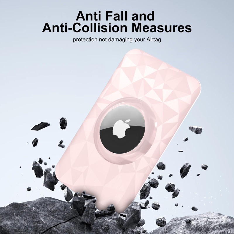 HAUXGOGO Protective Cover for Air Tag (2 Pieces) Ultra-Thin Card