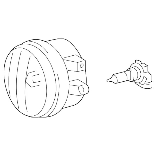 Toyota Genuine Toyota Fog Lamp Assembly 81210-0E022