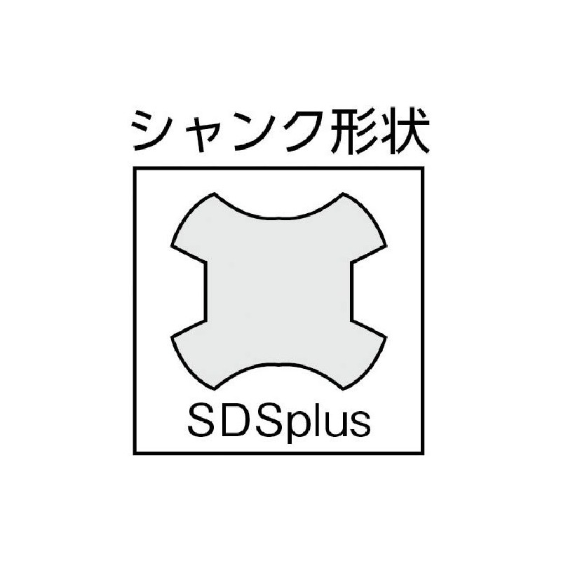 Unika SDS Plus UX UX Type 6.3 x 0.6 inches