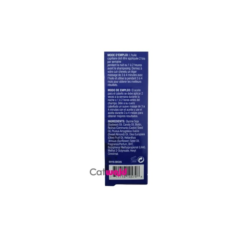 Biotina Aceite Tratamiento Capilar Crecimiento Cabello Sano