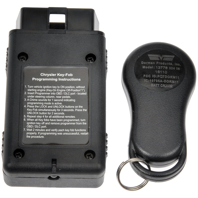 Dorman 13776 Keyless Entry Remote 4 Button Compatible with Select