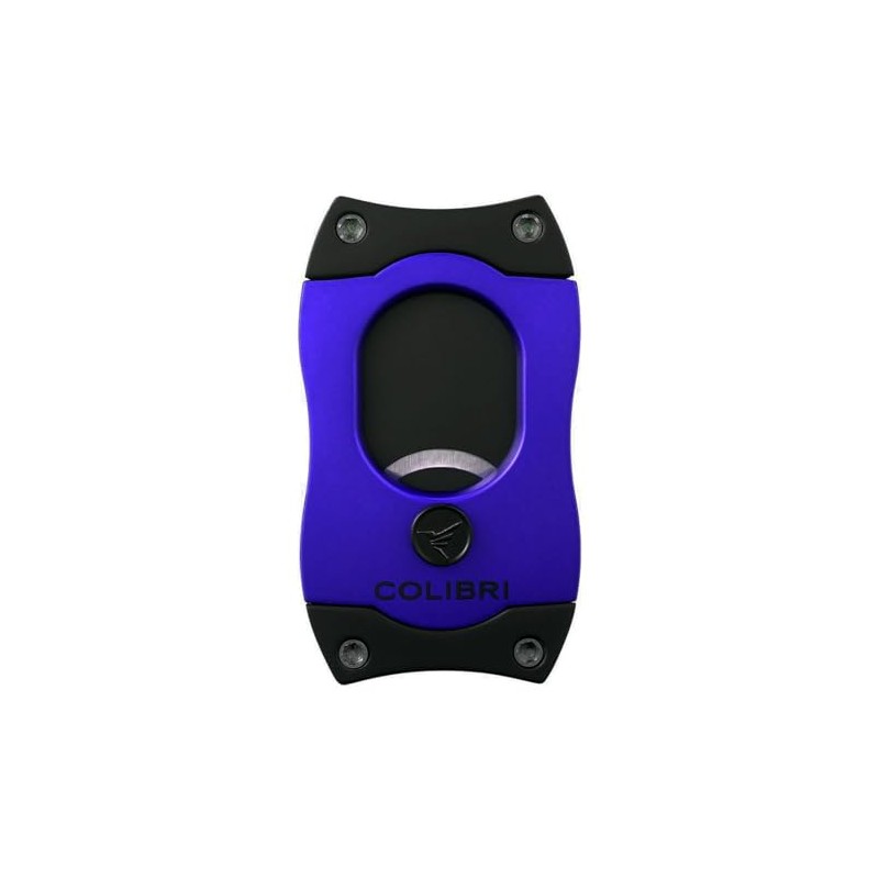 Colibri S-Cut II Cigar Cutter Blue/Black - 26 mm Double