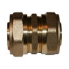 1" PEXworx Pex-Al-Pex Compression Coupling Brass Fitting