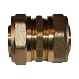 1" PEXworx Pex-Al-Pex Compression Coupling Brass Fitting