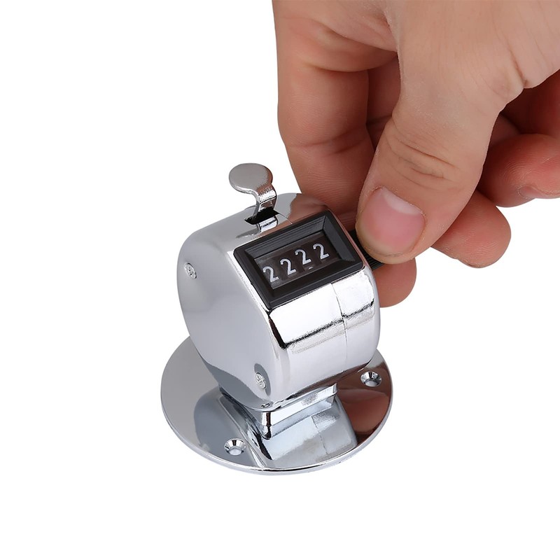 HilBeliFU 5Pcs Clicker Counter Set, 4 Digit Hand Counter Clicker