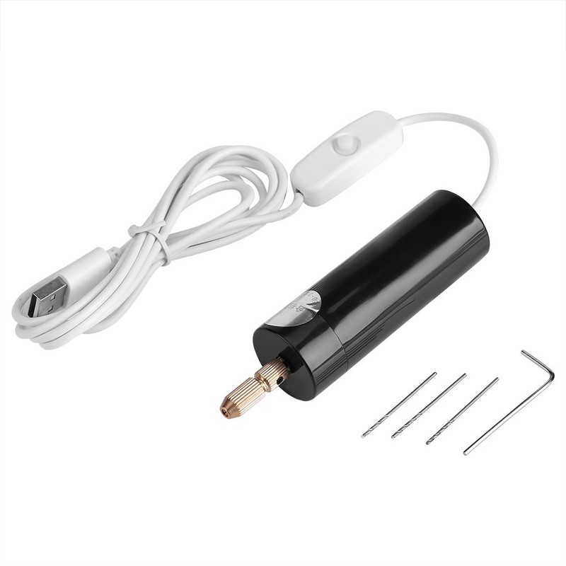 0.7-1.3mm Adjustable Micro Electric Handheld Portable Hand Drill, Portable Small