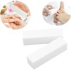 5 X Acrylic Nail Tips Buffer Buffing Sanding Block Files
