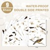 JarThenaAMCS 9 Sheets Spring Summer Bird Branch Window Clings White