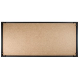 Quadro Frames 16x32 inch Picture Frame, Black, Style P375-3/8 inch Wide Molding