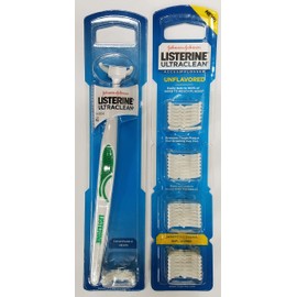 UltraClean Access Flosser With Disposable Snap-On Heads Unflavored (32 Refills Total)
