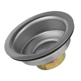 (Pack of 2) EFIELD Kitchen Sink Stainless Steel Drain Assembly With Strainer Basket and Rubber Stopper,(DRAIN031-2PCS)