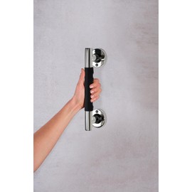 RIDDER Ken Grab Rail with Non-Slip Grip Chrome Black S