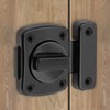 Rotary Swing Door Lock (Black) Locking Mechanism