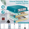120 Egg Incubator with Humidity Display, Automatic Temperature Control and