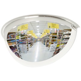 See All PV18-180 Panaramic Full Dome Plexiglas Security Wall Mount Mirror, 180 Degree Viewing Angle, 18" Diameter (Pack of 1)