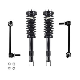 PM Auto Set of 4 Front Sway Bar Link-Quick Complete Strut-Coil Spring Assembly Replacement For 2006-2010 Dodge Charger