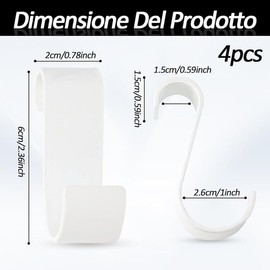 4 Stück Kleiderbügel für Handtuchheizkörper, lustige Heizkörperhaken, Metall, Aufhänger für vertikale Heizkörper, quadratische Haken für Badheizkörper für Bad und Küche