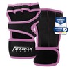 NetroxSports® Training Gloves with Wrist Bandage for Strength Training, Bodybuilding