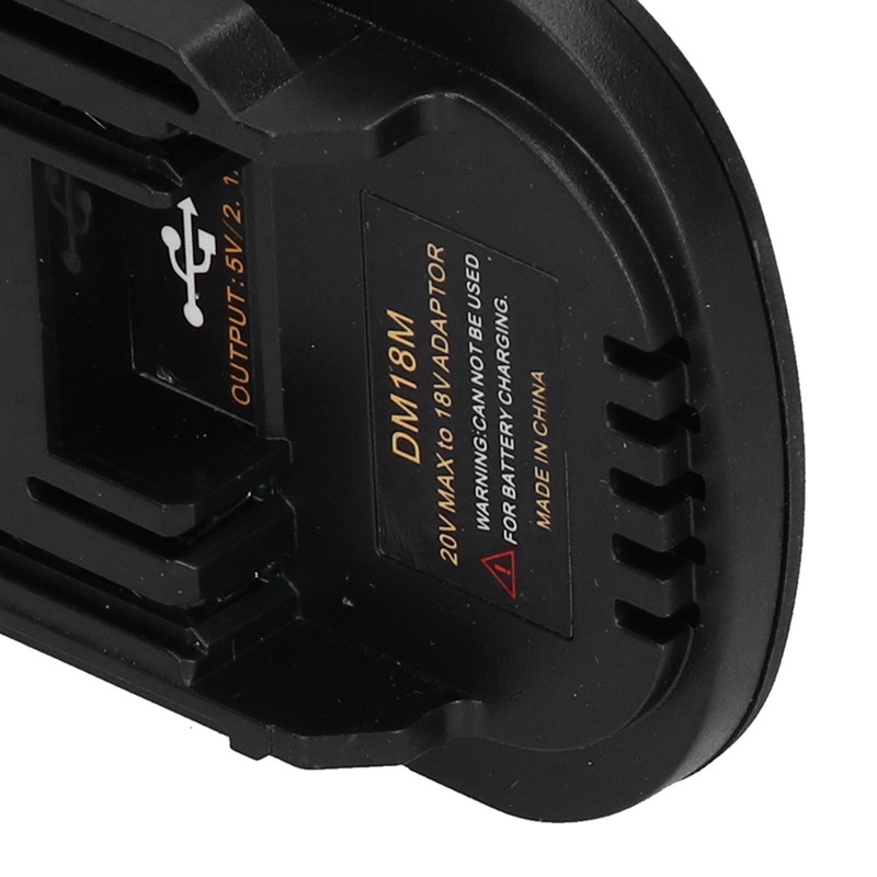 Lithium Battery Adapter Dock Power Connector with USB Charge Interface