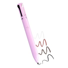 4-in-1 Makeup Pen, Eye Liner, Brow Liner, Lip Liner, & Highlighter Pen, Waterproof All in One, Eye Long-Lasting (Pink)