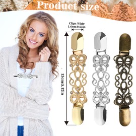 sweater clips, Leather