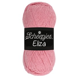 Scheepjes Eliza Yarn 100g - Coral Gem (225) Polyester Crochet and Knitting Yarn