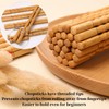 30 Pairs Natural Reusable Bamboo Chopsticks, Chop Sticks, Chinese Chopsticks,