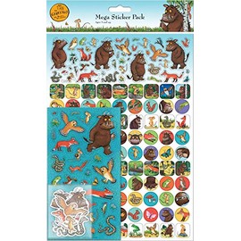 Paper Projects The Gruffalo Mega Sticker Pack | Three Types of Stickers (Around 150 Total) | Reusable on Non-Porous Surfaces,Blue,29.7cm x 21cm