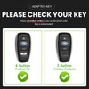OLLEN Screws-Free Premium Leather Key Fob Cover, Fit for Subaru