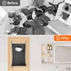 Lifewit (2 Packs) Large Hanging Laundry Hamper, Wall Mounted Laundry