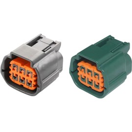 SSXLSMYXGS Conector Hembra Impermeable de 6 Pines for T30 (6189-0766 y 6189-1102) SSXLSMYXGS(Grey,20 Sets)