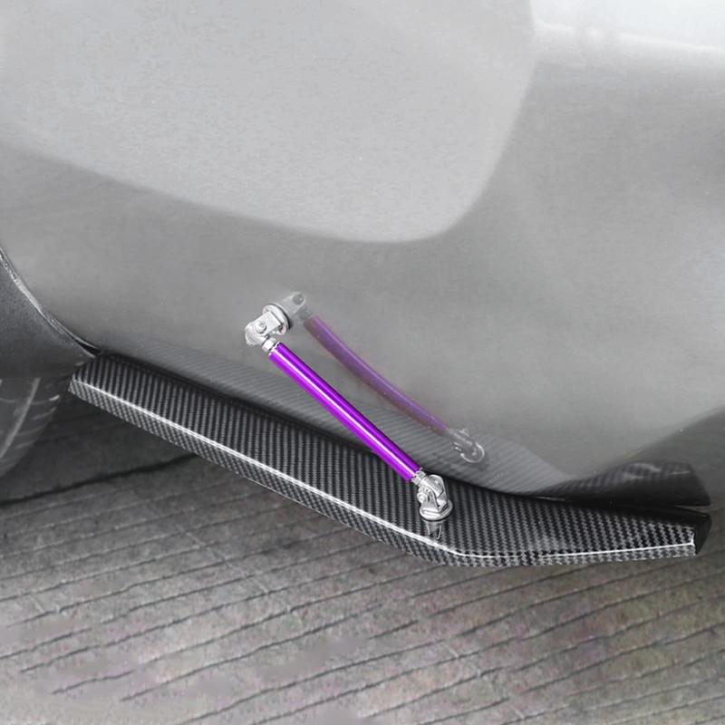 Xotic Tech JDM Universal Rear Bumper Canard Diffuser Splitter Valence