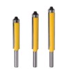 Bestgle 3Pcs 8mm Shank Extra Long Straight Router Bit Set