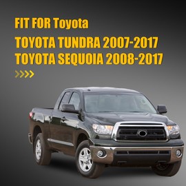 Unbranded Mirror Glass with Heated Turn Signal Driver LH Side for Toyota Tundra 2007-2017