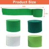 PHITUODA 8 Rolls Green Streamers 656ft, Crepe Paper Party Streamer