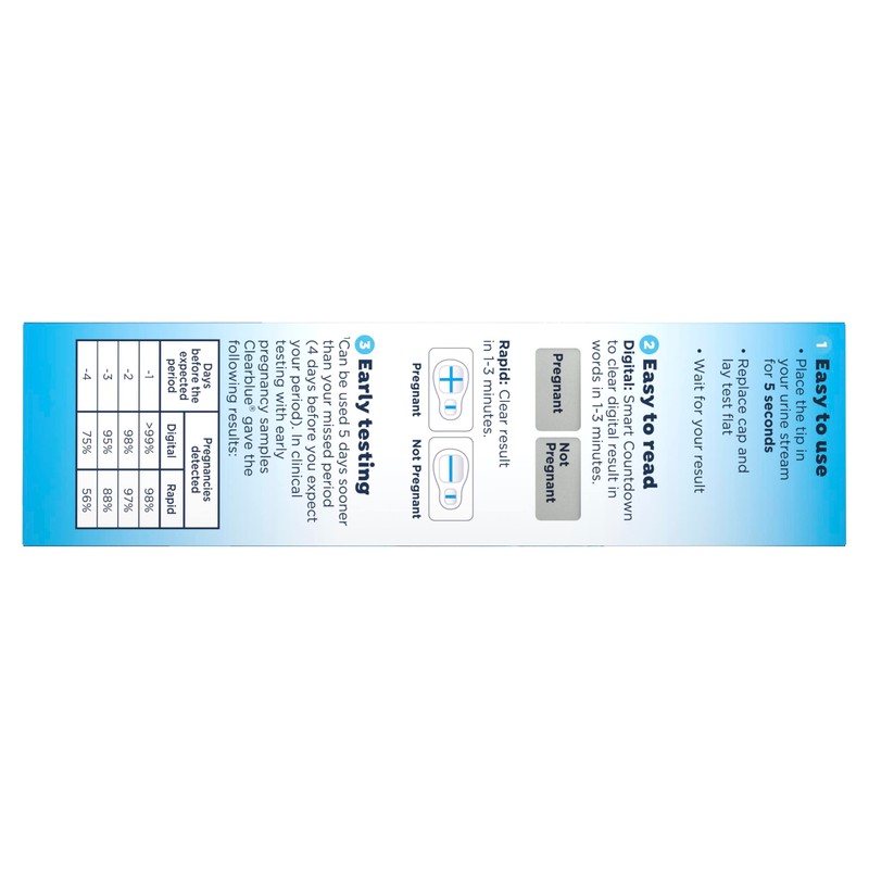Clearblue Pregnancy Test Combo Pack, 4ct - Digital with Smart