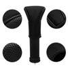 FUZVOLGolf Club Headcover Set- Premium Quality-3pcs Universal Fit Covers for