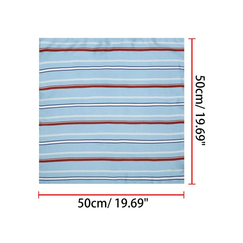 Allegra K Women's Striped Scarf, Neckerchief, Square Scarf, Hair Ornament,