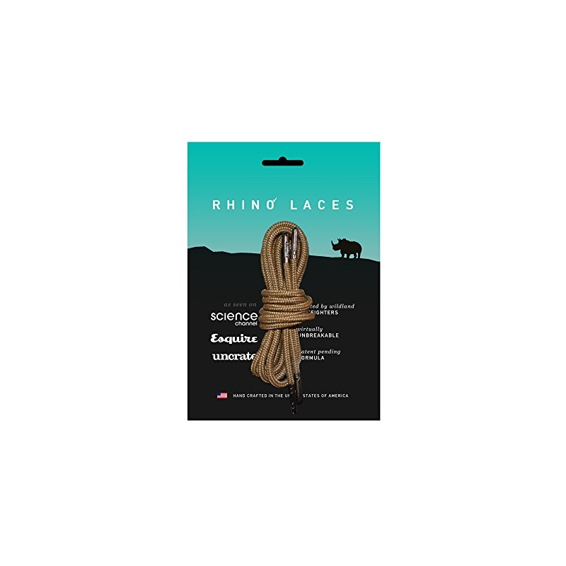 Rhino Laces in Coyote Brown, 86 inch