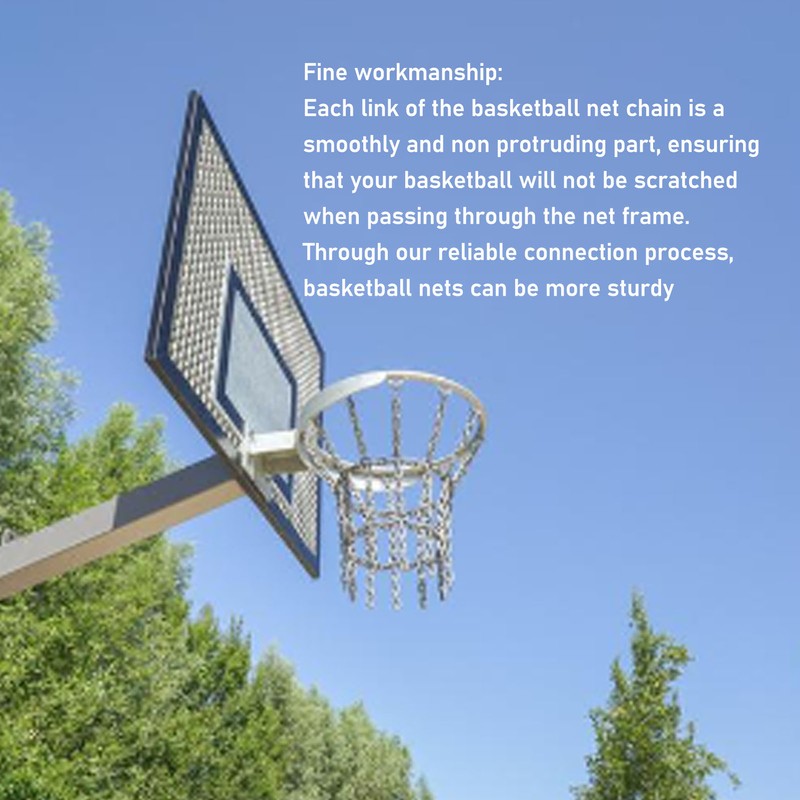 Iron Basketball Net Rust Proof Heavy Duty Basketball Net Chain