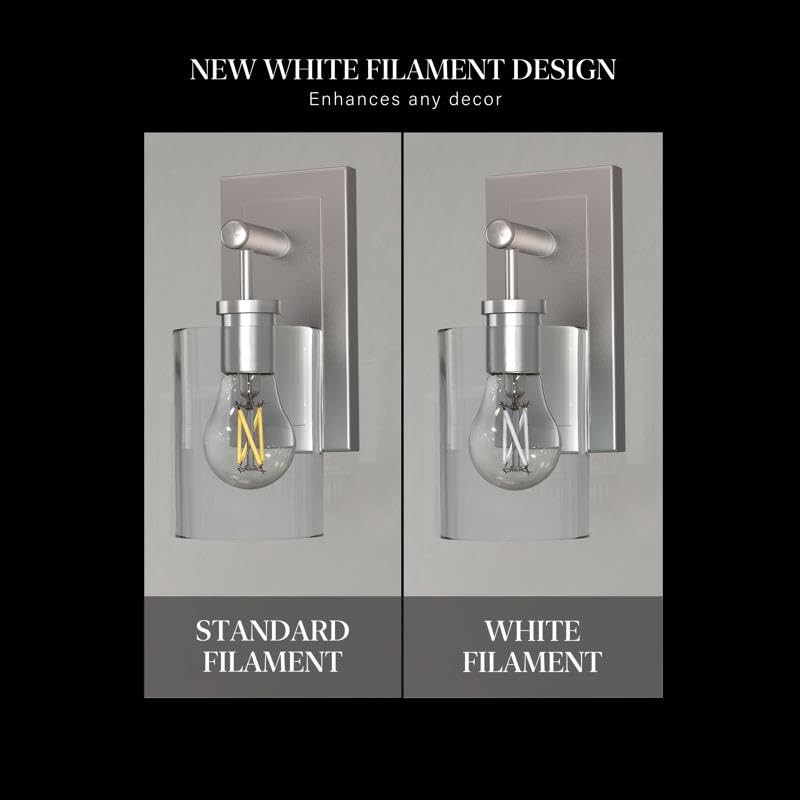 Feit White Filament A15 E12 (Candelabra) Filament LED Bulb Soft